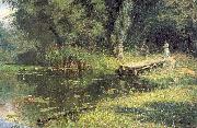 Polenov, Vasily Overgrown Pond china oil painting artist